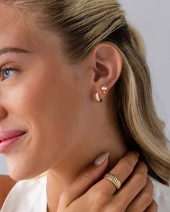 PAVOI Dangle & Threader|Flat Backs-Lotus Dangle Screwbacks