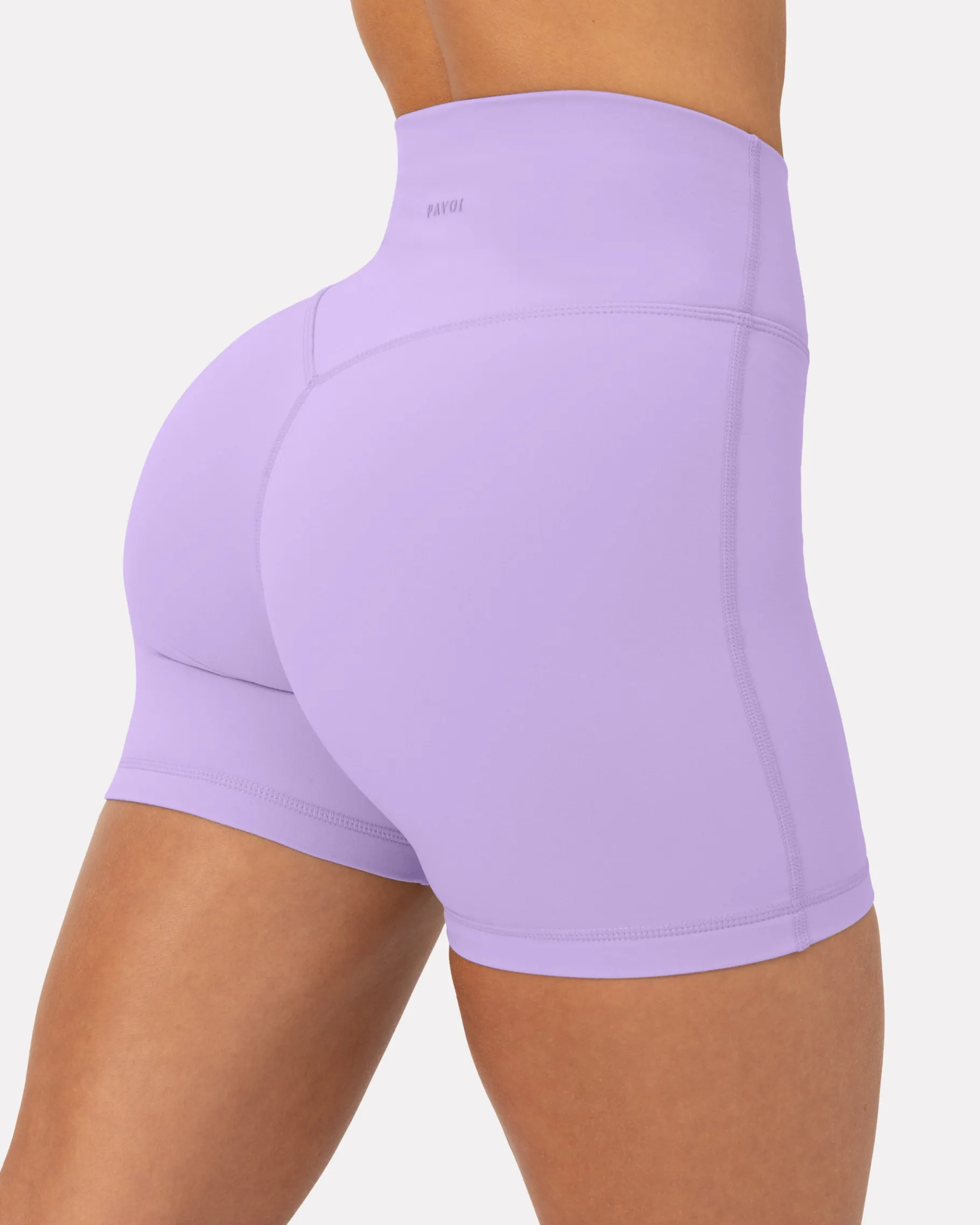 PAVOI 4" Inseam|Shorts-Low-Impact Butt Lifting High-Waisted 4" Seasonal Biker Shorts