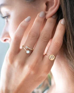 PAVOI Adjustable|Stackable-Luna Ring