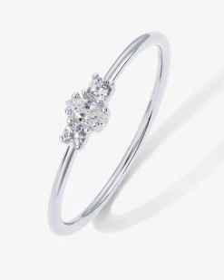 PAVOI Stackable-Magnolia Thin Ring