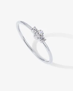 PAVOI Stackable-Magnolia Thin Ring