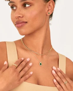 PAVOI Layered-Malachite Layered Necklace