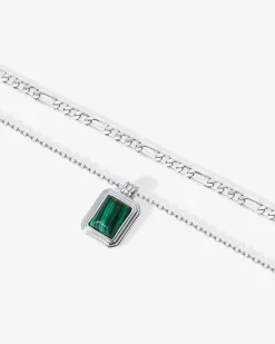 PAVOI Layered-Malachite Layered Necklace