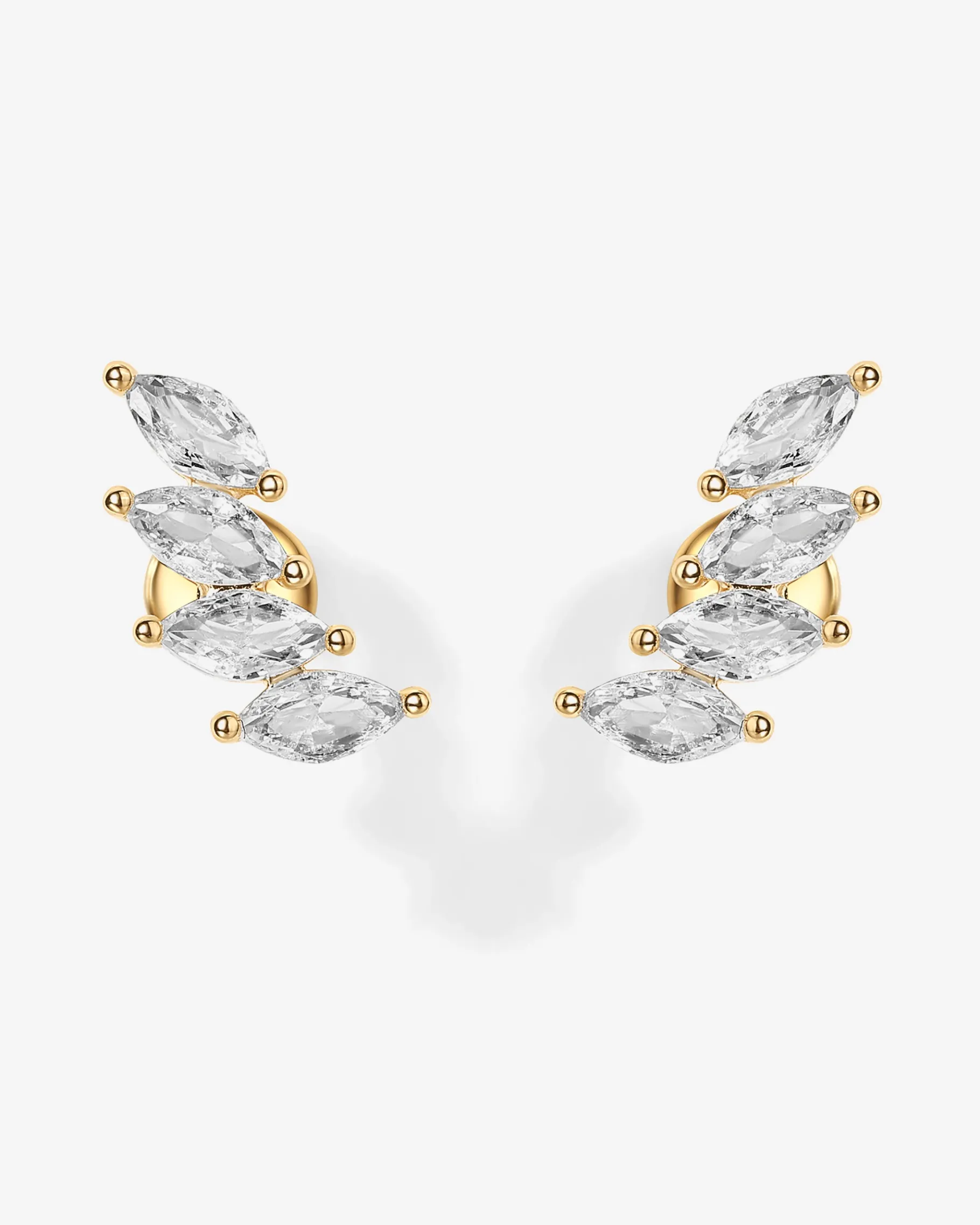 PAVOI Statement|Flat Backs-Marquise Cascade Earrings