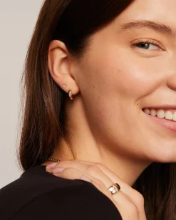 PAVOI Huggies-Marquise Chunky Huggie Earrings