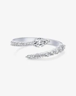 PAVOI Stackable-Marquise Crossover Ring