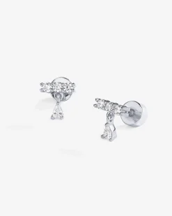 PAVOI Dangle & Threader|Flat Backs-Mini Cluster Dangle Screwbacks