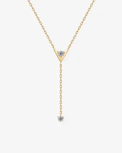 PAVOI Lariat-Mini Drop Lariat Necklace