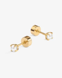 PAVOI Flat Backs|Studs-Mini Pearl Screwbacks