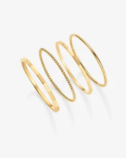 PAVOI Stackable-Minimalist Stacking Ring Set