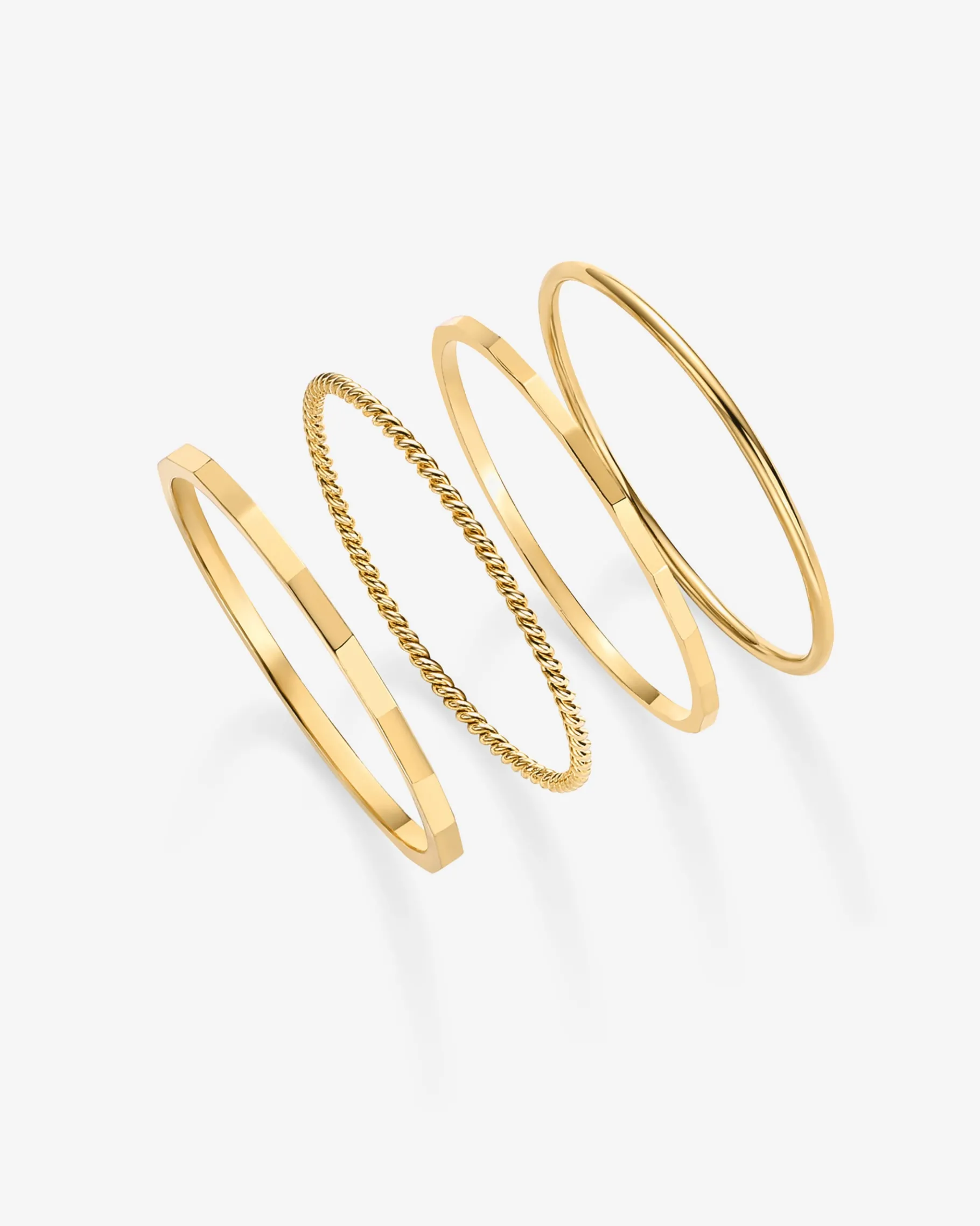 PAVOI Stackable-Minimalist Stacking Ring Set