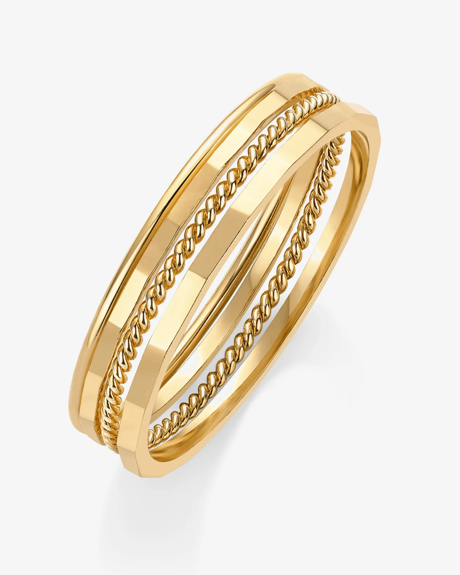 PAVOI Stackable-Minimalist Stacking Ring Set