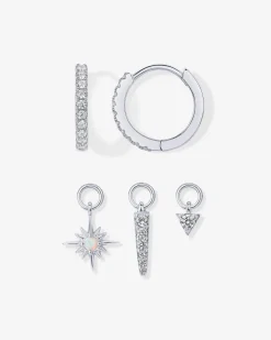 PAVOI Charms|Huggies-Mix and Match Huggie and Star Charm Set