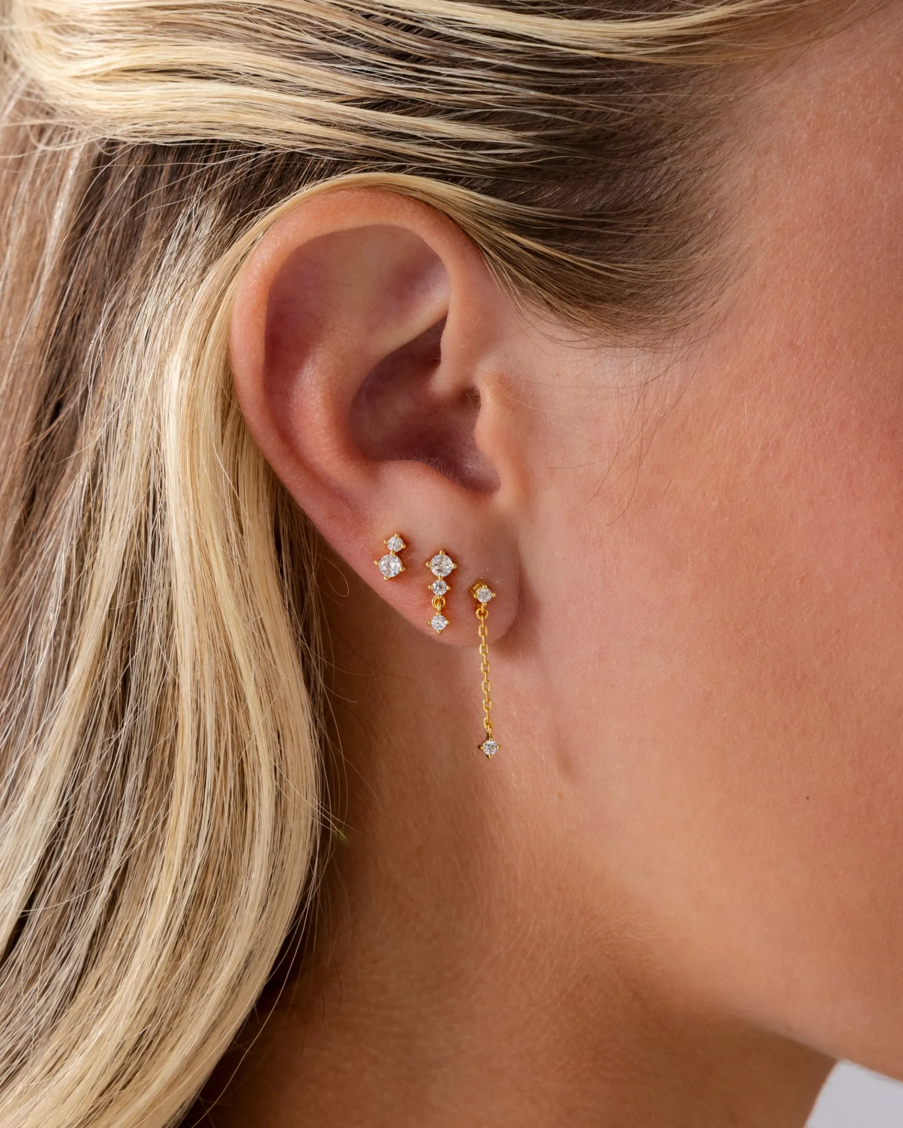 PAVOI Dangle & Threader|Studs-Mix and Match Stud and Dangle 3 Pack