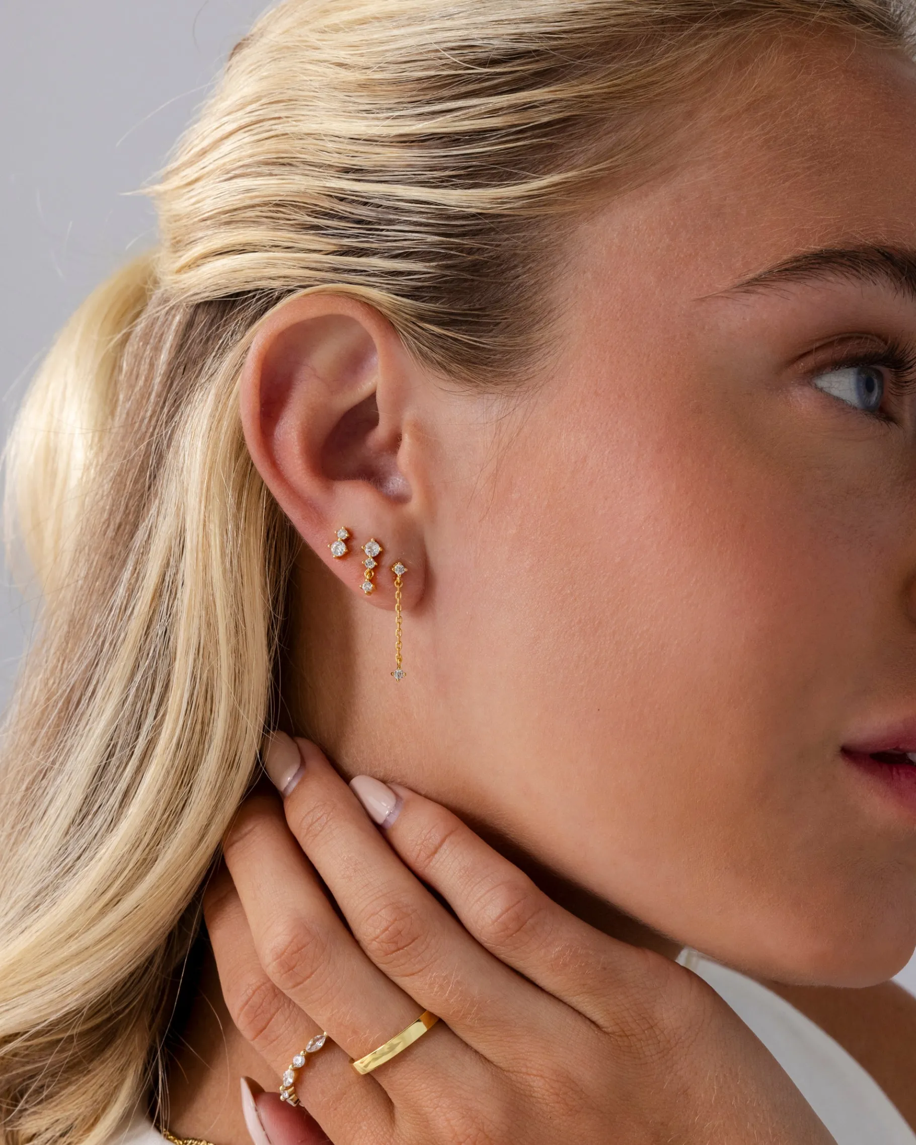 PAVOI Dangle & Threader|Studs-Mix and Match Stud and Dangle 3 Pack