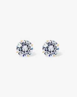 PAVOI Studs-Moissanite Studs
