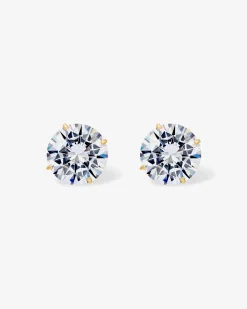 PAVOI Studs-Moissanite Studs