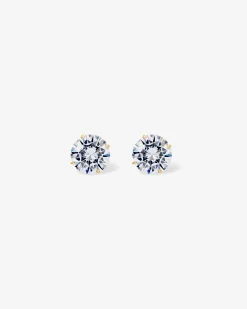 PAVOI Studs-Moissanite Studs