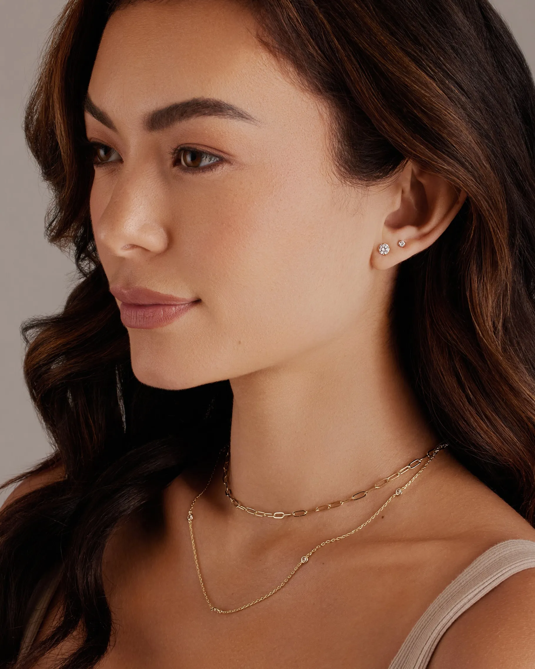 PAVOI Studs-Moissanite Studs