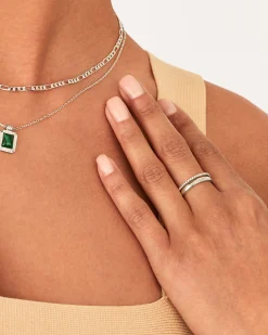 PAVOI Stackable|Eternity-Monica Dual Ring