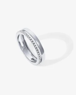 PAVOI Stackable|Eternity-Monica Dual Ring