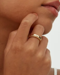 PAVOI Stackable|Eternity-Monica Dual Ring
