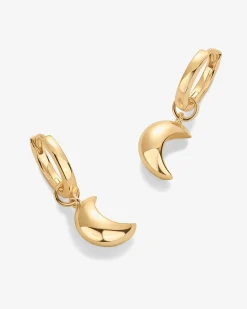 PAVOI Charms|Dangle & Threader-Moonshot Dangle Huggies