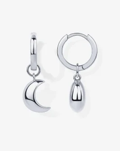 PAVOI Charms|Dangle & Threader-Moonshot Dangle Huggies