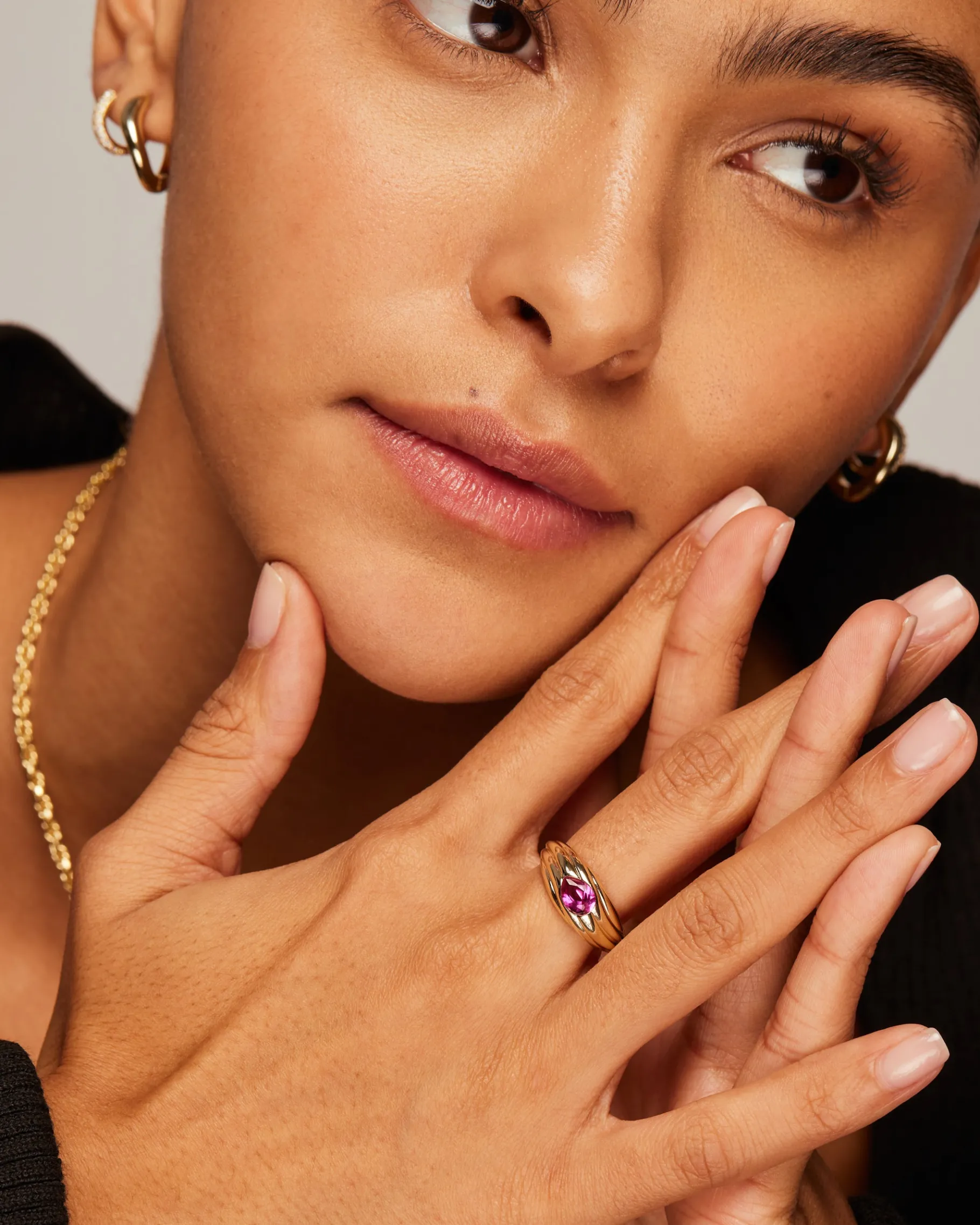 PAVOI Statement|Statement-Multi Colored Chunky Ring