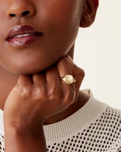 PAVOI Stackable-North Star Signet Ring