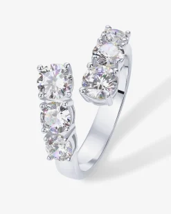 PAVOI Stackable-Nut Crossover Chunky Ring