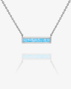 PAVOI Pendants-Opal Bar Necklace