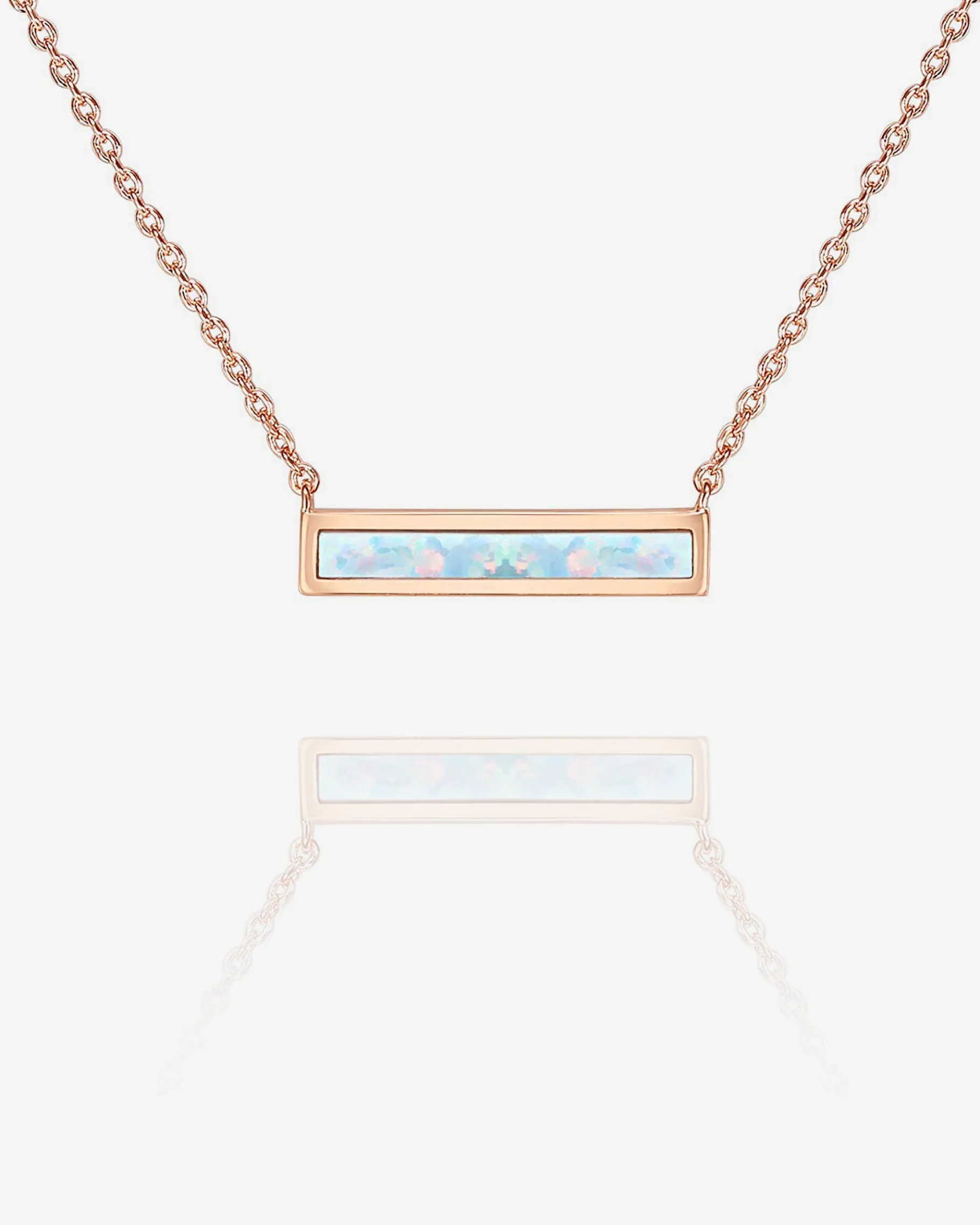 PAVOI Pendants-Opal Bar Necklace
