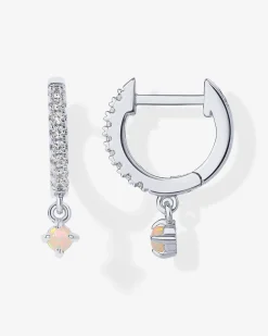 PAVOI Dangle & Threader|Huggies-Opal Drop Huggies