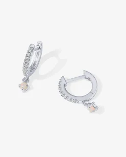 PAVOI Dangle & Threader|Huggies-Opal Drop Huggies