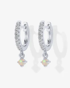PAVOI Dangle & Threader|Huggies-Opal Drop Huggies