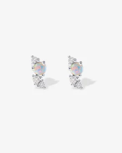 PAVOI Flat Backs|Studs-Opal Screw Back Studs