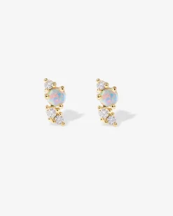 PAVOI Flat Backs|Studs-Opal Screw Back Studs