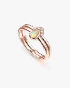 PAVOI Stackable-Opal Stacking Ring