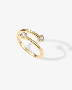 PAVOI Stackable-Open Bezel Ring