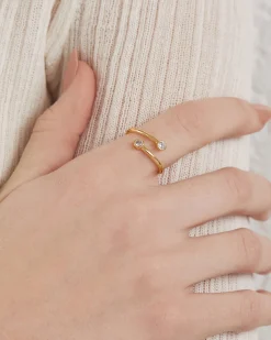 PAVOI Stackable-Open Bezel Ring