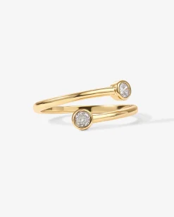 PAVOI Stackable-Open Bezel Ring