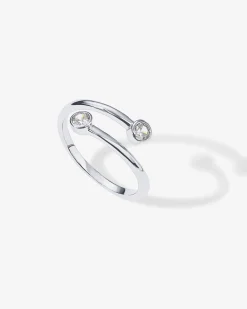 PAVOI Stackable-Open Bezel Ring