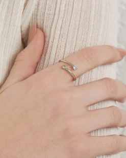 PAVOI Stackable-Open Bezel Ring