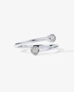 PAVOI Stackable-Open Bezel Ring