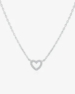 PAVOI Pendants-Open Heart Necklace
