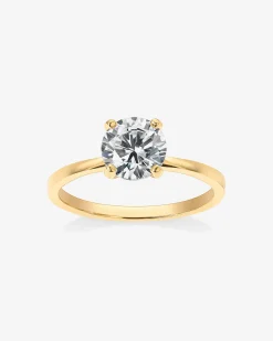 PAVOI Vermeil Rings-Open Your Heart Engagement Ring
