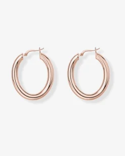 PAVOI Hoops-Oval Chunky Hoops
