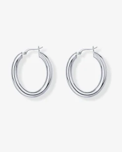 PAVOI Hoops-Oval Chunky Hoops