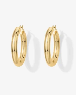 PAVOI Hoops-Oval Chunky Hoops